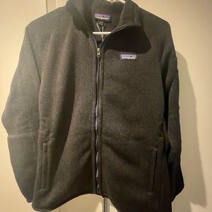Black Patagonia long sleeve zip up - NWT